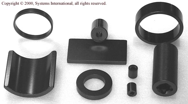 A picture of Bonded NdFeB
magnets